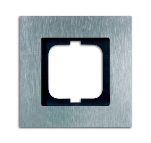 ABB 1754-0-4254 Solo® carat Rámeček pro elektroinstalační přístroje, jednonásobný, ušlechtilá ocel