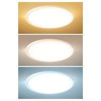 SOLIGHT WO28-W kulaté bílé stropní svítídlo montáž na povrch 48W, 4800lm, 60cm, s možností změny chromatičnosti (4)