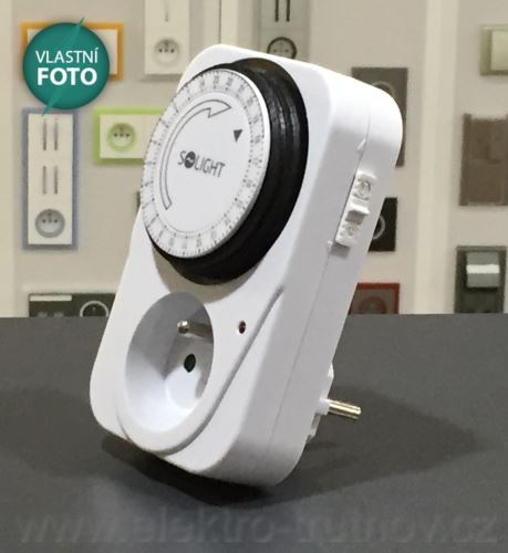 GETI MF1 časovač denní s vypínačem do zásuvky (TS-MD3 *P5502)