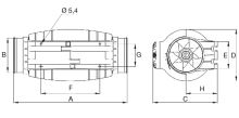 Soler&Palau TD 350/100-125 SILENT ventilátor potrubní  ECOWATT úsporný extra tichý 100-125mm IP44 lze regulovat (1)