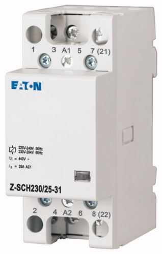 Eaton Z-SCH230/25-31 230V AC instalační stykač 25A 3Z+1V 248846