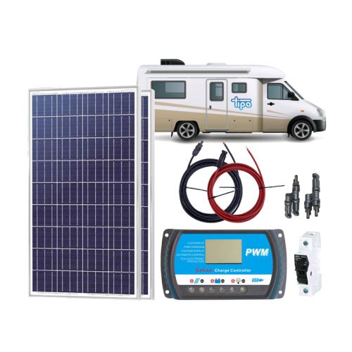 Solarfam 340Wp kompletní solární systém pro karavan, chalupu