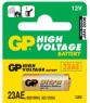 GP 23AF 12V High Voltage Baterie do zvonkového tlačítka 1 ks blistr 10,22x28,2mm GP23AF