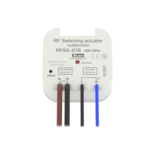 ELKO EP RFSA-61B Přijímač multifunkční pro bezdrátový přenos signálu například HDO nočního proudu 230V IP30 /4995/