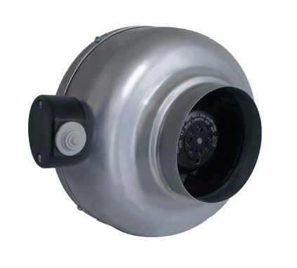 Soler&Palau ventilátor radiální potrubní RM 125 NK - kuličková ložiska, kovový 125mm