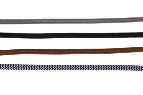 Opletený retro kabel vhodný ke svítidlům s přiznanou kabeláží 3x0,75 textilní