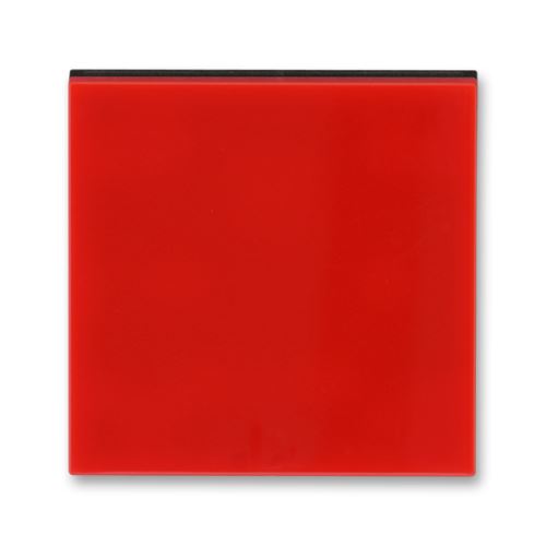 ABB 3559H-A00651 65 Kryt jednoduchý LEVIT červená/kouřová černá