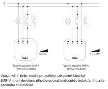 ELKO-Ep SMR-S Základní stmívač pod vypínač do KP68 3 vodič, triak /230V (2)