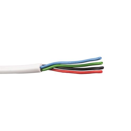 Kabel RGB kulatý 4x0,5 barva