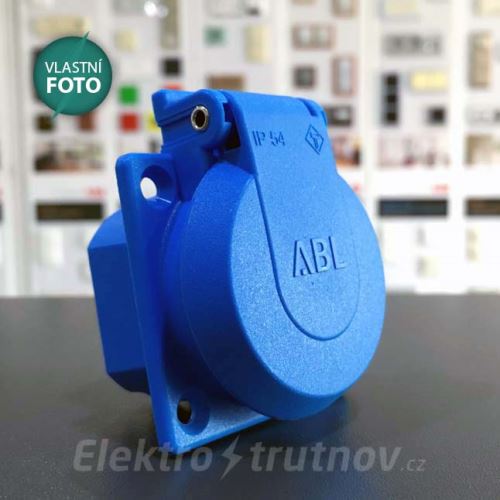 ABL 1461-152 modrá zásuvka vestavná do panelu 230V/16A /1662052/