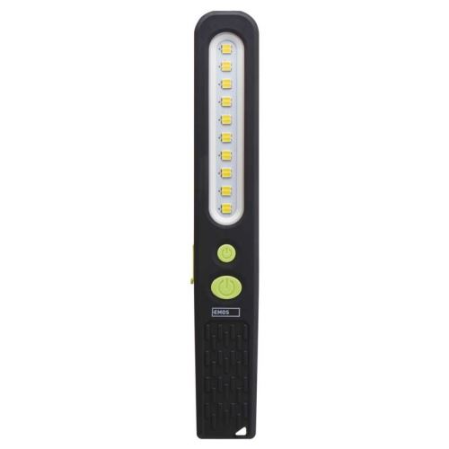 EMOS LED nabíjecí svítilna s magnetem pro upevnění, 700lm/6000K-CW Studená bílá /P4538/ 3 polohy svícení