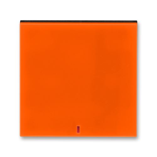 ABB 3559H-A00655 66 Kryt s červeným průzorem LEVIT oranžová/kouřová černá