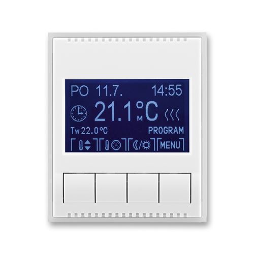 ABB 3292E-A10301 01 Element/TIME termostat univerzální bílá/ledbílá