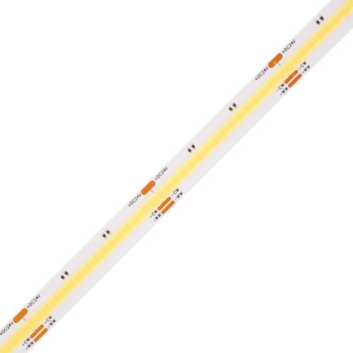 LED pásek COB CCT, Jednotné světlo s možností nastavení chromatičnosti, 24V, 16W/metr, 640LED/metr, CRI >80