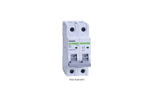 Noark Ex9BI 2P 25A /102384/ Instalační vypínač, šířka 2 modul, 2pól