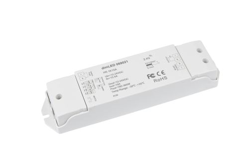 RF PR 1K15A přijímač a stmívač LED 1x15A 5-36VDC pro ovladače dimLED