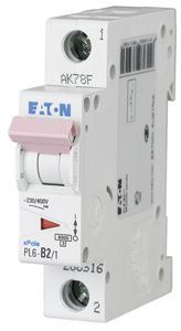 EATON PL6-B10/1 Instalační jistič 6 kA, charakteristika B, 10 A, 1pól /286519/