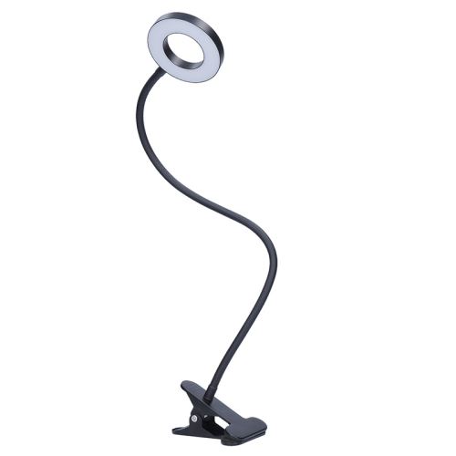 Solight WO66-B Stmívatelný LED stolní lampička s klipem pro přichycení, s možnosti nastavení teploty světla