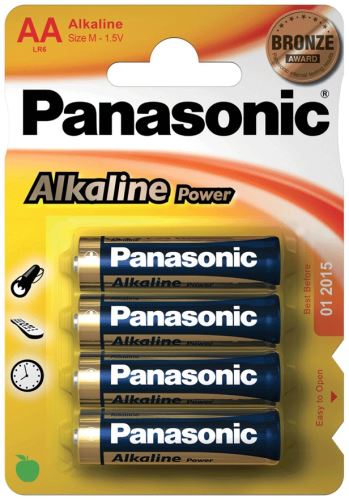 PANASONIC tužková alkalická baterie AA 1,5V LR6APB/4P