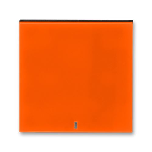 ABB 3559H-A00653 66 Kryt s čirým průzorem LEVIT oranžová/kouřová černá