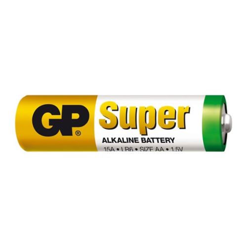 GP Super alkaline 1,5V AA tužková alkalická baterie 1 ks LR6