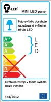 Zápustný LED panel 6W kulatý (2)