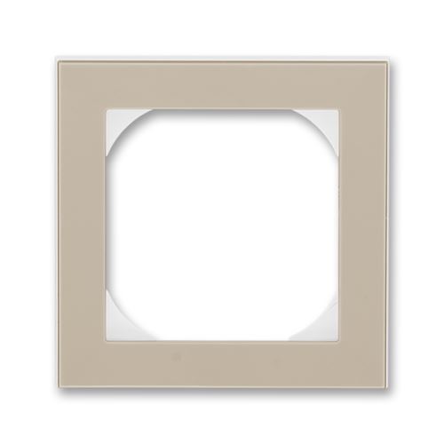 ABB 3901H-A05510 18 LEVIT Rámeček jednonásobný s otvorem 55x55 macchiato/bílá