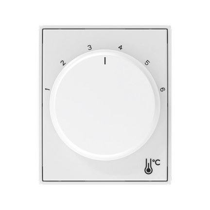 ABB 3292E-A00300 01 Time®, Time ®Arbo Kryt termostatu prostorového s otočným ovladačem, bílá / ledová bílá