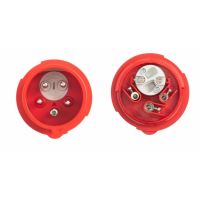 Famatel 13323 přívodka vestavná s možností změny fáze IP44-54/ 400V/32A 5pól úhel 90° (2)