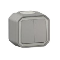 LEGRAND PLEXO 069714L Sériový spínač č.5 IP55 montáž na povrch Šedý