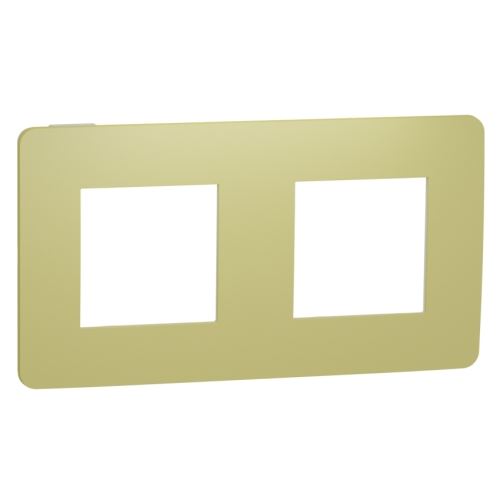 Schneider NOVÁ UNICA NU280411 rámeček dvojnásobný LIGHT GREEN/BÍLÝ