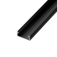 LED hliníkový profil N14C - nástěnný černý (9)