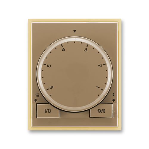 ABB 3292E-A10101 25 termostat s otočným nastavením teploty kávová/led.opálová