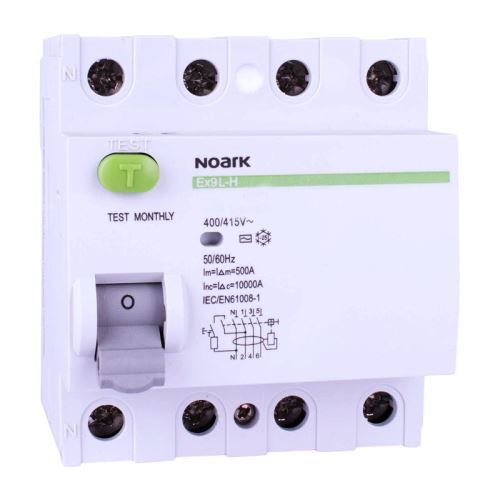 Noark Proudový chránič Ex9L-N /108371/ 4P 63A 300mA typ A /náhrada za 108341/
