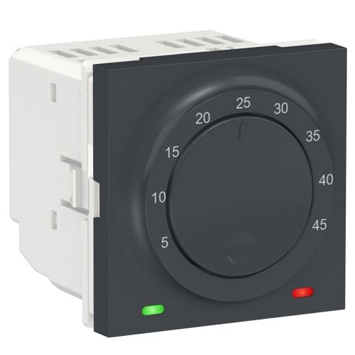 Schneider NOVÁ UNICA podlahový otočný termostat NU350354 ANTRACIT
