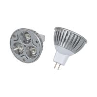 Barevná LED žárovka 3W rozptyl světla 60° MR16 AC/DC 12V (1)