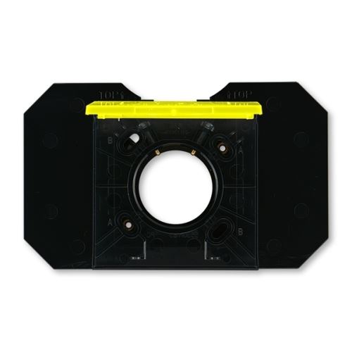 ABB 5530H-C67107 64 LEVIT Zásuvka centrálního vysávání žlutá/kouřová černá