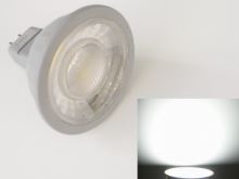 LED EV7W žárovka 12V MR16 s paticí GU 5,3 7,5W CW úhel 60° náhrada 60W halogenu Studená bílá