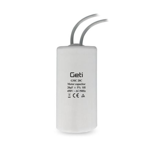 GETI 20uF 450V GMC 20F rozběhový kondenzátor pro motory (kondík)