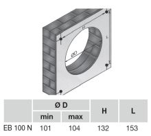 Soler&Palau EB 100 N T IPX2 ventilátor radiální - doběh 100mm (5)