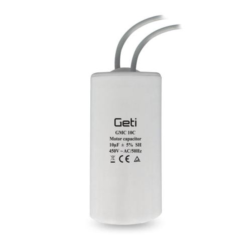 GETI 10uF 450V GMC 10C rozběhový kondenzátor pro motory (kondík)
