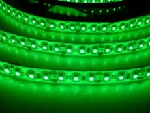 LED pásek zelená 9,6W/m 120 LED/m vnitřní IP20 3528 12V /SQ3-600/