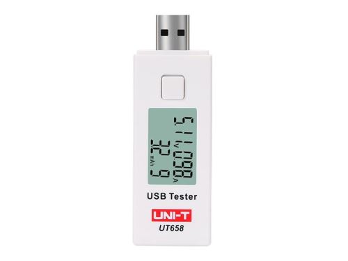 UNI-T UT658 USB tester s měřením napětí, proudu a kapacity