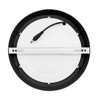 Solight WD172-B černý kulatý přisazený LED panel s možností měnění CCT 18W 1530lm 3000K/4000K/6000K (3)