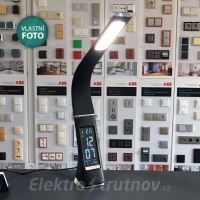 SOLIGHT WO46-B Stolní LED lampička černá kůže a třemi stupni svícení 6W 300lm 4100K NW (4)