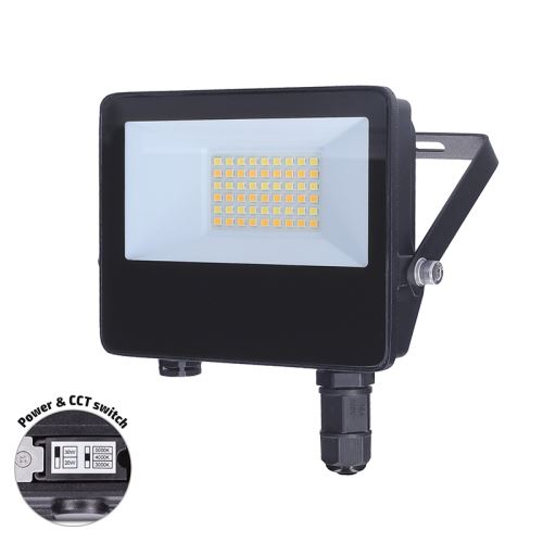 SOLIGHT WM-20W-T LED reflektor TOP, 20W, max. 2600lm, Volitelný výkon a chromatičnost IP65