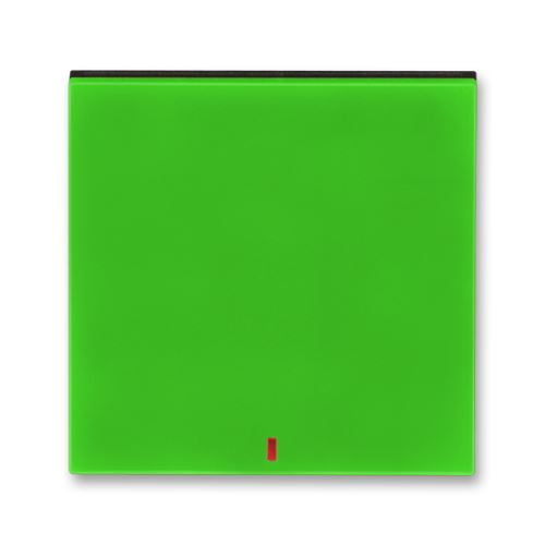 ABB 3559H-A00655 67 Kryt s červeným průzorem LEVIT zelená/kouřová černá
