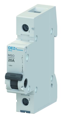 OEZ MSO-80-1 Hlavní vypínač do rozvaděče na DIN lištu /42342/