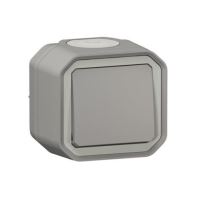 LEGRAND PLEXO 069716L Křížový přepínač č.7 IP55 montáž na povrch Šedý