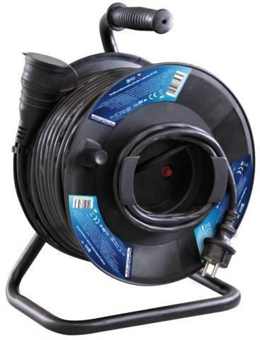 EMOS prodlužovací kabel na bubnu 1zásuvka 25m 3x1.5 guma P08125